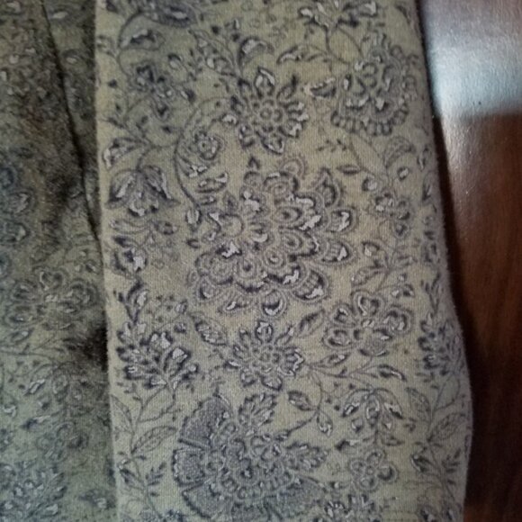 TWO Plus Tops 1X Black cotton top by Roaman's + Cute top by Croft & Barrow - Picture 7 of 9